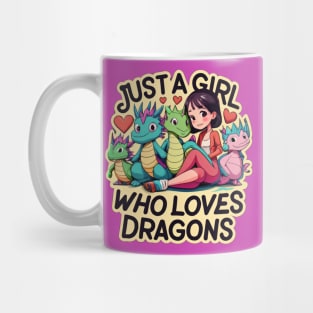 Just A Girl Who Loves Dragons Mug